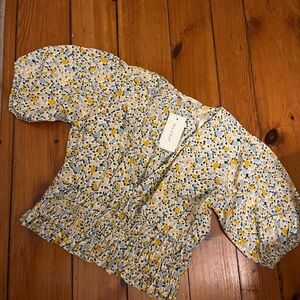 Floral Print Women's Blouse